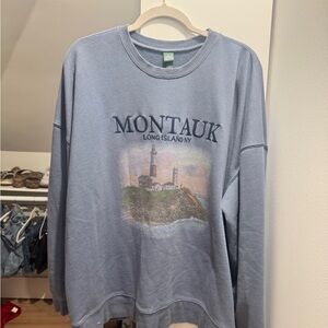 Montauk Graphic Sweatshirt - Blue